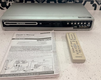 Odtwarzacz/nagrywarka DVD Magnavox MWR10D6 z pilotem i instrukcją obsługi, przetestowana i działa