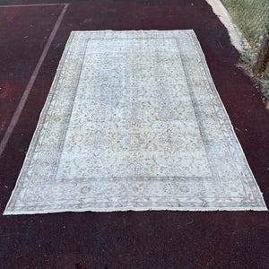 5x8 ft. Anatolian Rug, Turkish Rug, Oushak Rug, Vintage Rug, 5.2x8.2 Feet. 160x260 Cm.