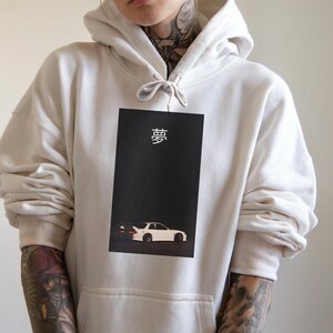 Anime Initial D Hoodie - JDM Car Inspired Sweatshirt, Japanese Manga Racing Sweater for Anime Lovers, Legendary Drift Car Gift Idea, Unisex