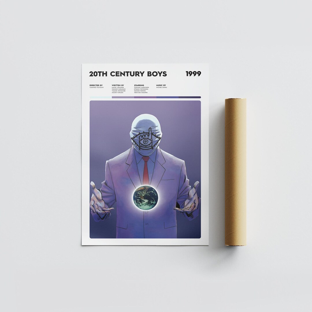 20th Century Boys Poster Gift Anime Wall Art for Kids Room Decor Gift ...
