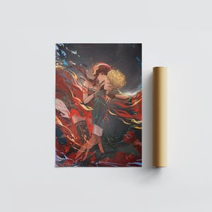 Anime Poster Geschenk Anime Wandkunst für Kinderzimmer Dekor Geschenk für Ihn Geschenk für Sie Poster Geschenk