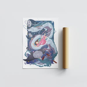 Anime Poster Gift Anime Wall Art for Kids Room Decor Gift for Him Gift for Her Poster Gift