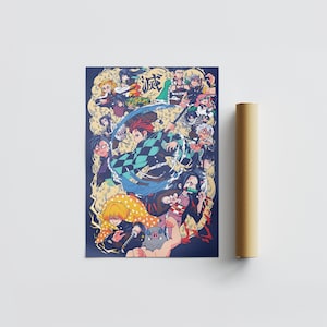 Anime Poster Gift Anime Wall Art for Kids Room Decor Gift for Him Gift for Her Poster Gift