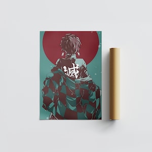 Póster de anime de regalo, arte mural de anime para decoración de habitación de niños, regalo para él, regalo para ella, póster de regalo