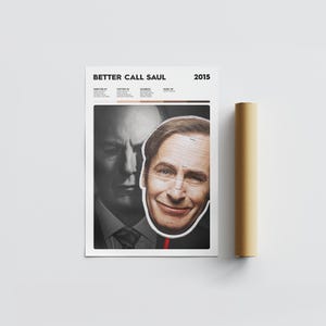 Cartaz da série de presentes Better Call Saul, arte de parede para decoração de quarto infantil, presente para ele, presente para ela, pôster, presente