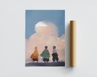 Anime Poster Gift Anime Wall Art for Kids Room Decor Gift for Him Gift for Her Poster Gift