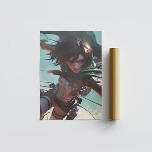 Anime Poster Geschenk Anime Wandkunst für Kinderzimmer Dekor Geschenk für Ihn Geschenk für Sie Poster Geschenk