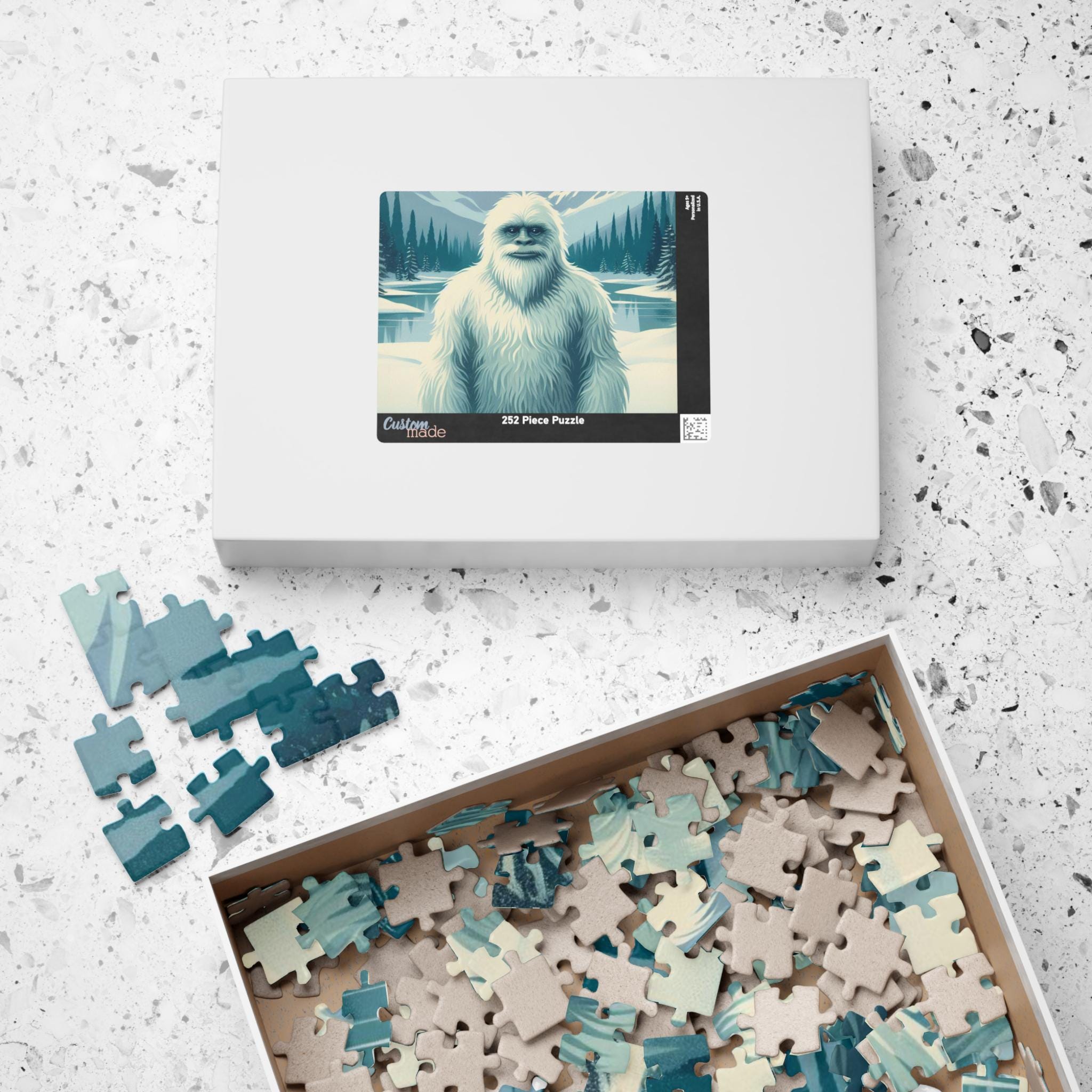 Puzzel: Yeti Crypto Brain Teaser-bordspel, geweldig cadeau en  ontspanningsactiviteit, 252-delig educatief speelgoed, op bestelling  gemaakt - Etsy Nederland