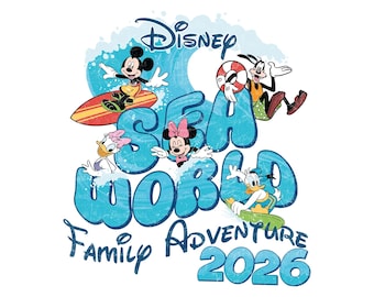 Avventura in famiglia a Sea World 2026 PNG, Atmosfera estiva Disney, Crociera con Topolino e i suoi amici