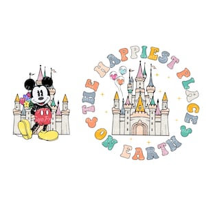 The Happiest Place On Earth Svg, Magical Castle Svg, Mouse Castle Png, Family Vacation Shirt, Magical Kingdom Svg, Family Trip Png