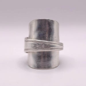 Upcycled Silver Spoon Ring – Wrap Around Boho Ring – Rustic Vintage Jewelry – Handmade in Minnesota