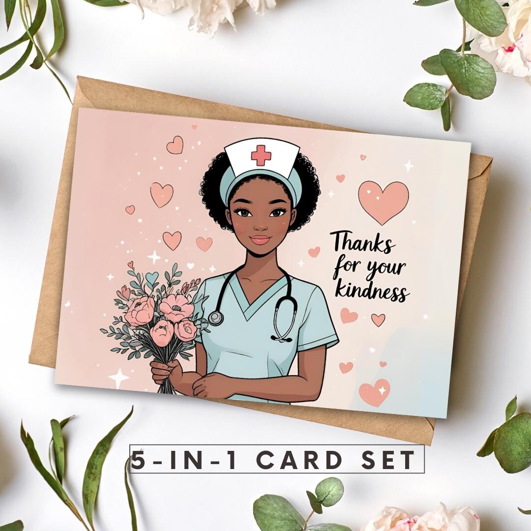 Nurse Appreciation Card Printable | Thank You Card for Nurse Hero ...