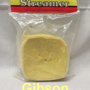 Crepe Paper Party Streamers Various Manufacturers Vintage & Non-Vintage Yellow (Gibson)