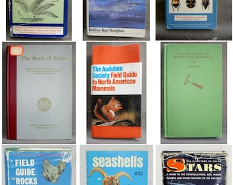 Nature Guides from the 1950s through the 1980s (vintage)
