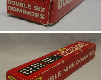 Wood Dominoes (Made in Japan or Taiwan) (Vintage)