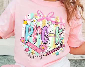 Back To School Kids Shirt, Girls First/ Second/ Third Grade Shirt, Toddler 1st Grade, Kids First Day of School Tee, Preppy School Outfit