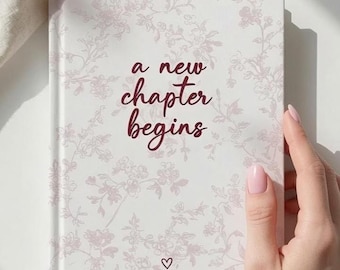 New Chapter Journal: Personalized Class of 2026 Graduation Gift or Milestone Keepsake