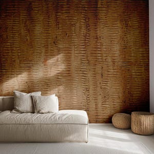 Carta da parati effetto legno marrone caldo, carta da parati effetto legno rustico, decorazione da parete effetto legno testurizzato