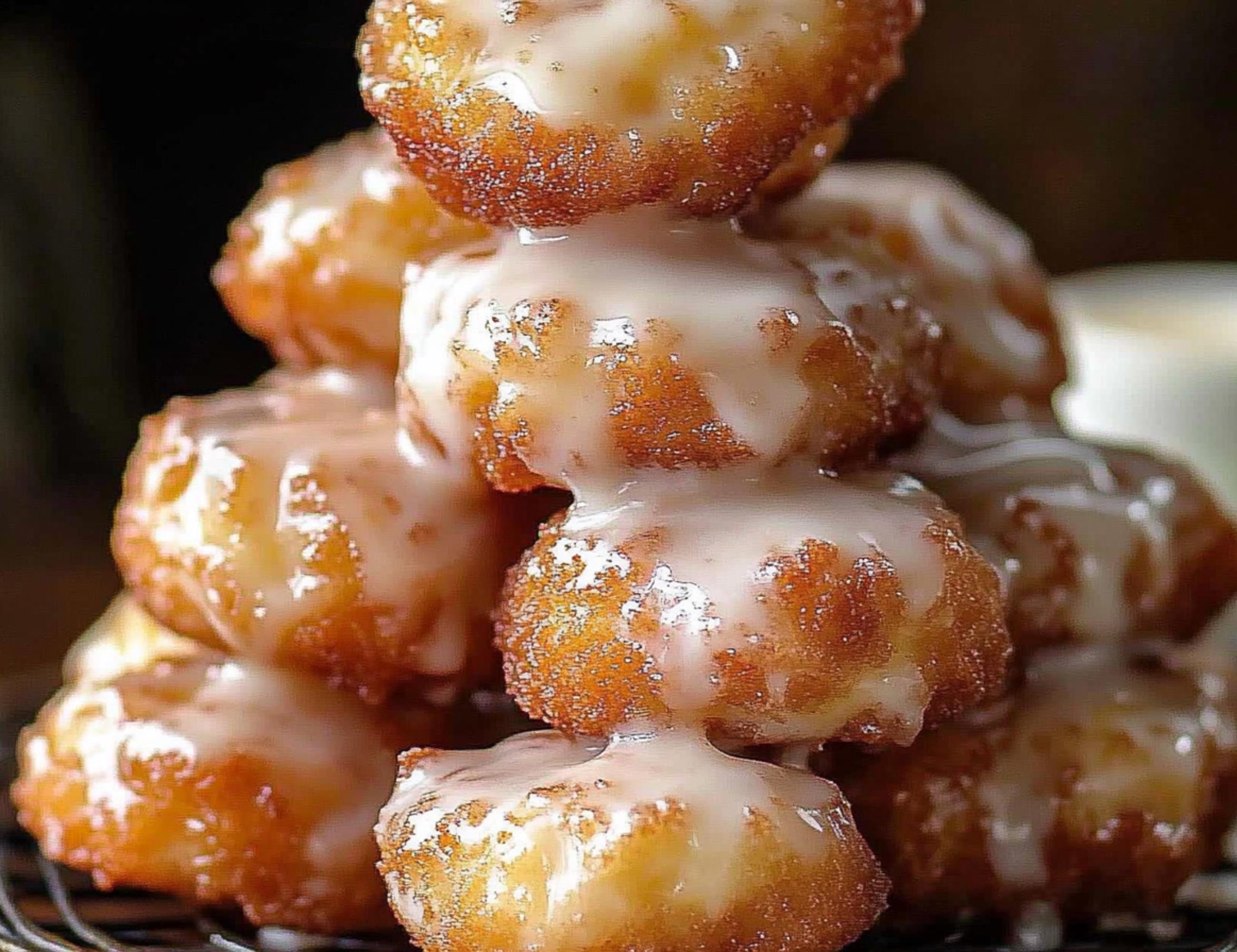 Apple Fritter Bites Recipe - Easy, Delicious Mini Apple Fritters with Cinnamon Glaze - Perfect Fall Dessert or Anytime Sweet Treat