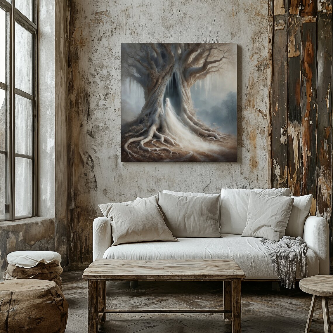 Haunting Nature Landscape Wall Art Print - Surreal Gothic Fantasy ...