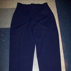 Vintage pants 1940s pants gangster pants 28 x 28 pinstripe pants vintage slacks vintage clothing