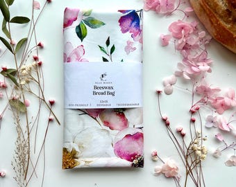 Bolsa de cera de abejas para pan, pan de masa madre reutilizable, pasteles, panadero, regalo para ella/él, Día de la Madre, cumpleaños, Blackfriday, Navidad