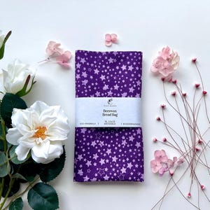 Beeswax Bread Bag Reusable Sourdough Bread Pasteries Bag Bread Baker Gift For Her/Him Mother's Day Birthday Blackfriday Christmas