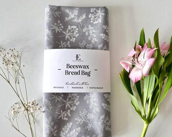 Beeswax Bread Bag Reusable Sourdough Bread Storage Pastries Bag Baker Gift Gift For Her Gift for Him Mother's Birthday Gift Gift for Wife