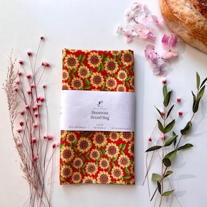 Beeswax Bread Bag Storage Reusable Sourdough Pastries Baker Gift For Her/Him Mother&#39;s Birthday Gift for Wife Black Friday Christmas Gift