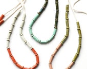 SALE 70% OFF - was 160 - Dip Necklace in contrasting colours, ceramic