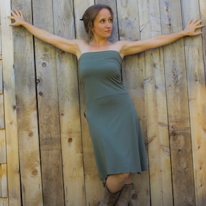 Aphrodite Two Way Dress & Skirt - Organic Clothing - Many Colors to Choose From - Custom Made to Order - Eco Fashion - Tube Dress