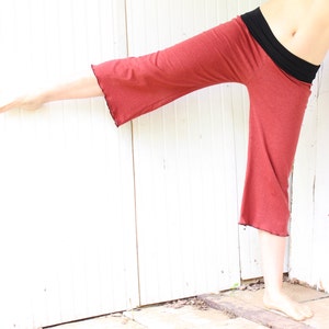 Hemp Guachos - Yoga Pants - Hemp and Organic Cotton Knit - Made to Order - Choose Your Color
