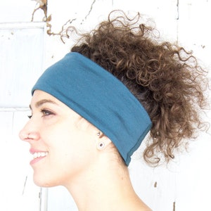 100% Merino Wool Headband - 8 Colors to Choose From ~ Unisex Gift - Lightweight, Soft, Warm, Breathable, Yoga Band, Athletic, Ear Warmer