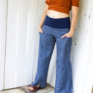 Hemp Denim Passport Pocket Pants  - Hemp and Organic Cotton Denim - Made to Order - Choose Your Color