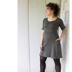 Dublin Dress ~ Hemp Passport Pocket T-Shirt Dress - Hemp/Organic Cotton Blend - Made to Order - Many Colors Available - Handmade in U.S.A.