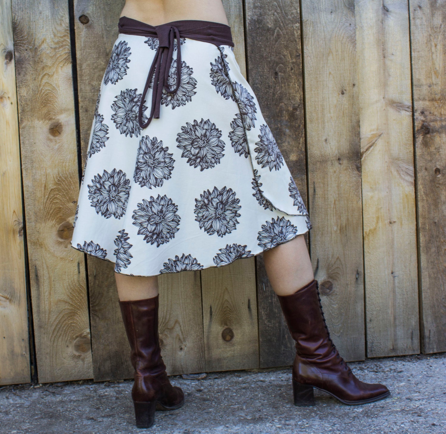 White Dahlia Skirt