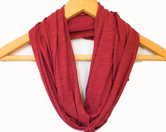 GREAT GIFT - Bamboo Knit Infinity Scarf - Ready to Ship - Spring, Summer, Fall, Winter, Transitional, Wrap - Handmade in USA - Great Gift