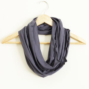 Organic Infinity Scarf GREAT GIFT Many Colors Available Organic Cotton Blend image 3