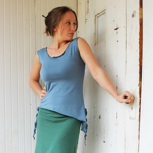 Fairy Tale Tank Top - Made to Order from Organic Fabric - Many Colors Available - Handmade Organic Women&#39;s Clothing by Rowan Grey