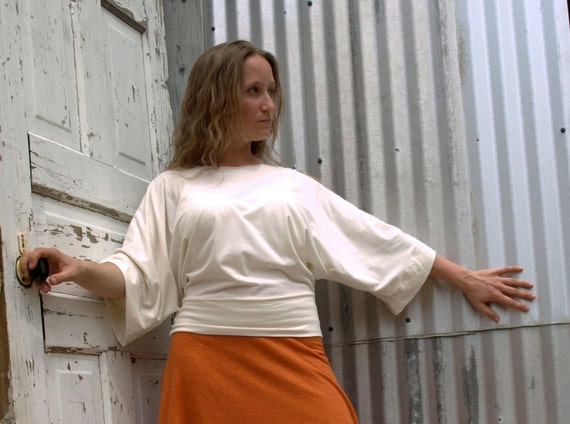 Marisha Kimono T-shirt - Organic Fabric - 16 Colors to Choose From  