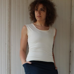 Organic Basic Tank Top - Many Colors Available - Organic Cotton Blend