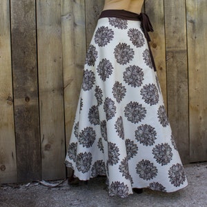 Dahlia Wrap Skirt Organic Cotton Sateen Made to Order Many Prints and ...
