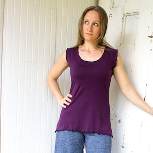 Organic Basic Tank Top - Many Colors Available - Organic Cotton Blend