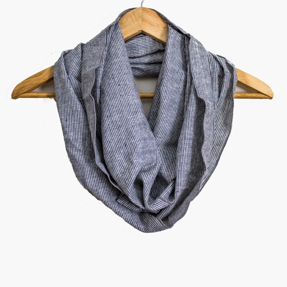 Hemp Organic Cotton Infinity Scarf Lightweight Great Gift Circle