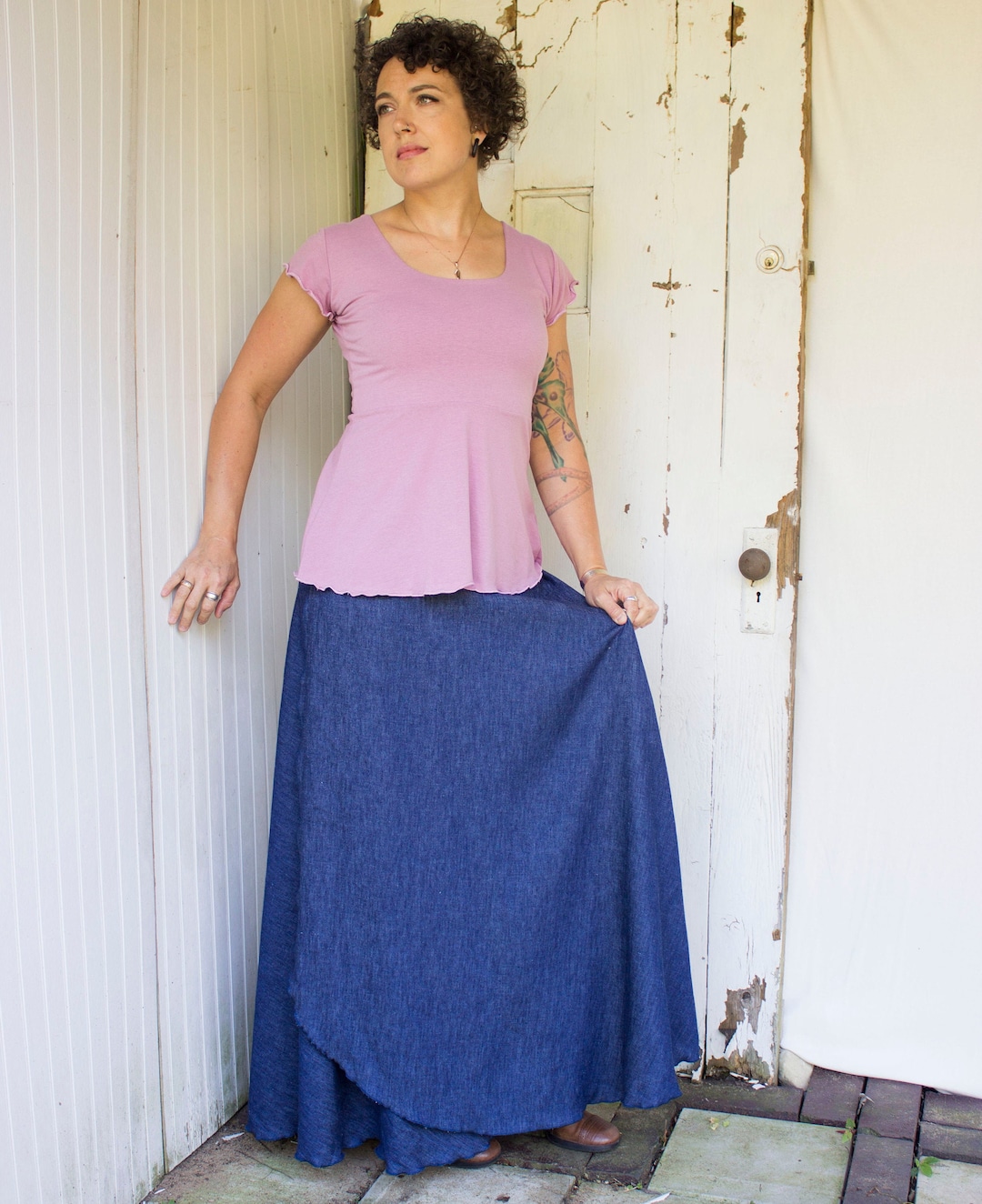 Leila Top - Organic Lined Bust Cap Sleeve Shirt - Many Colors Available ...