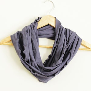 Organic Infinity Scarf GREAT GIFT Many Colors Available Organic Cotton Blend image 2