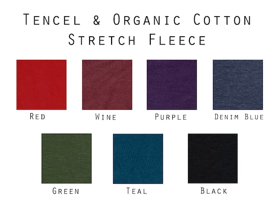 Organic Fleece Leggings Tencel & Organic Cotton Stretch Fleece