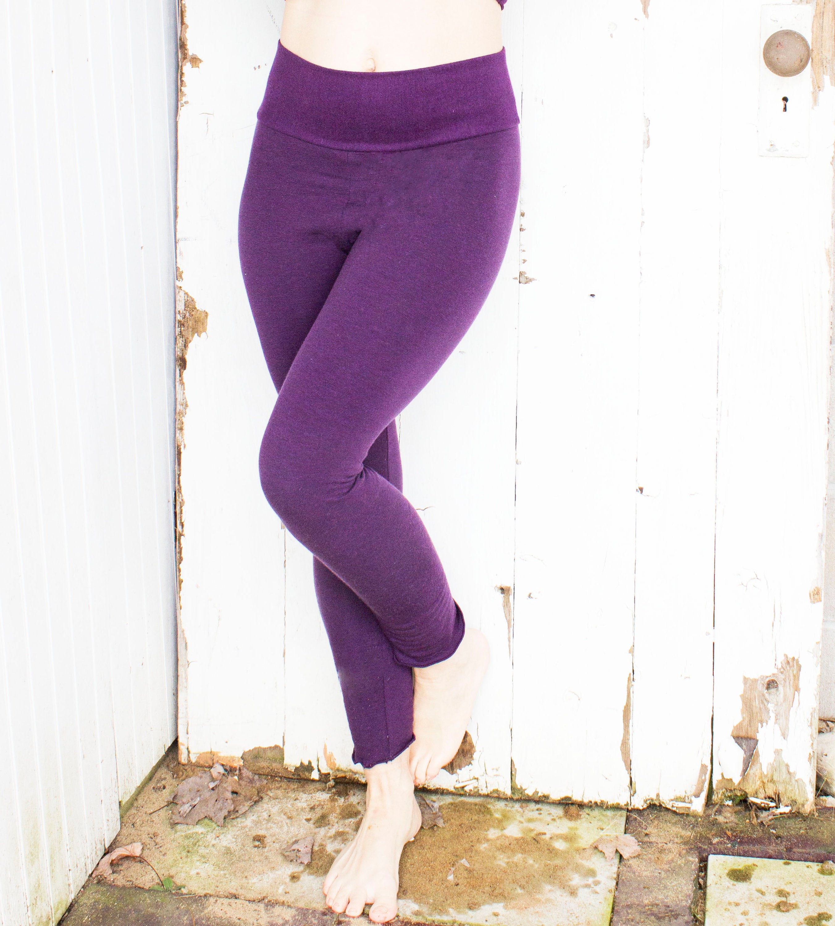 Cotton fleece lined leggings cheap