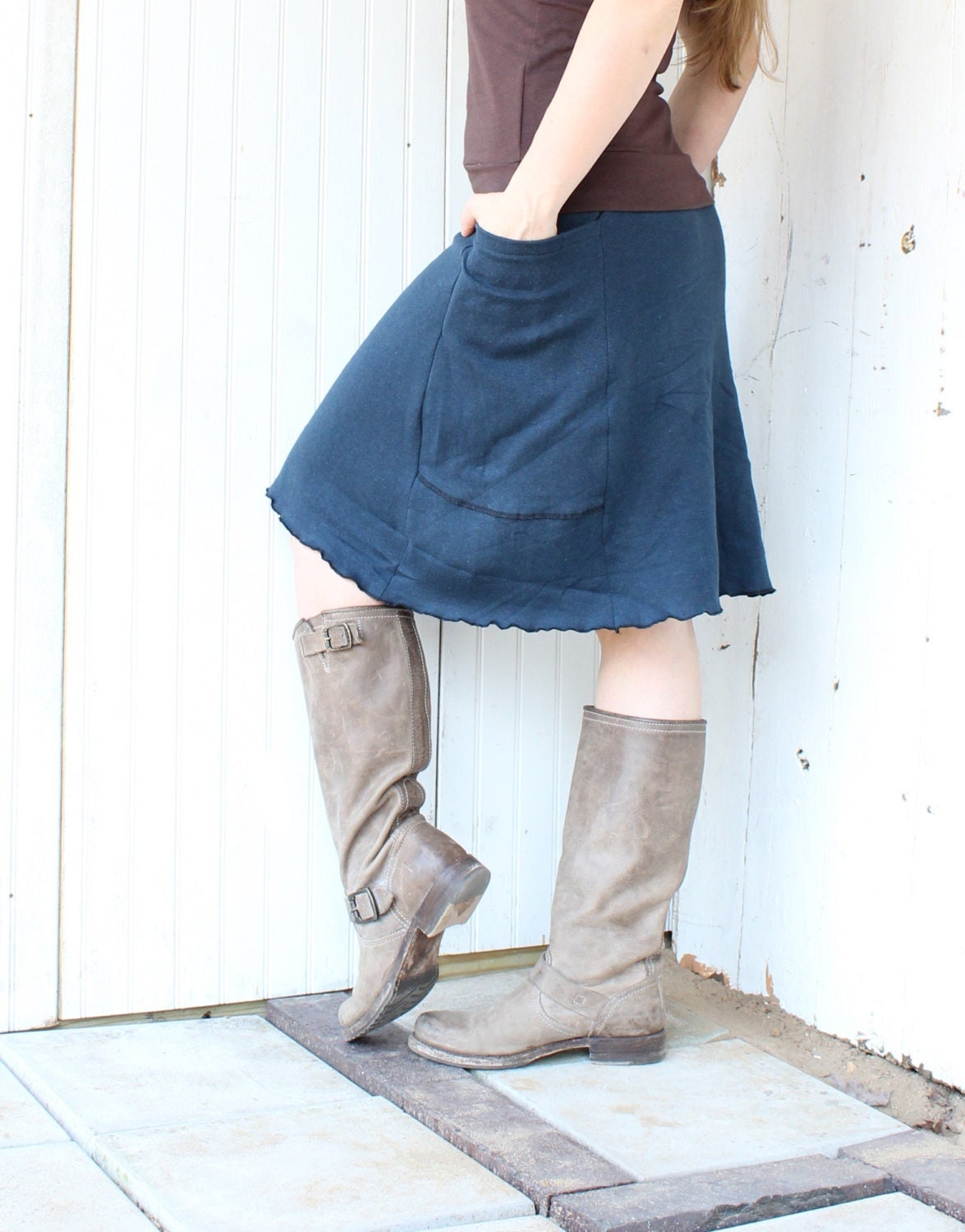 Cotton Cargo Skirt - Etsy