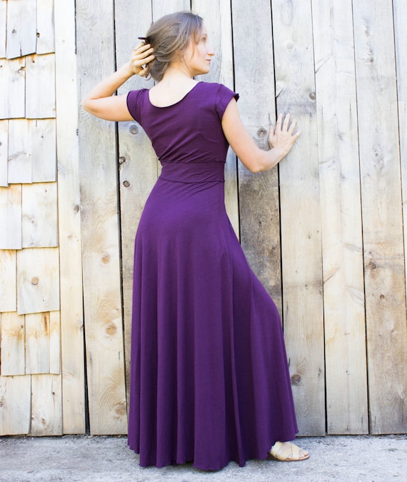 Calypso Cap Sleeve Maxi Dress - Organic Fabric - Made to Order - Choose Your Color - Etsy Calypso Cap Sleeve Maxi Dress - Organic Fabric - Made to Order - Choose Your Color - Etsy